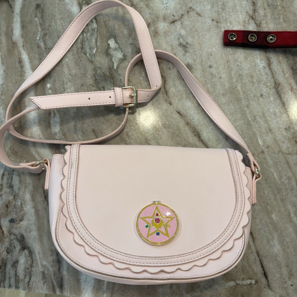 Pretty Guardian Sailor Moon Crystal Star Compact Crossbody Bag Pink